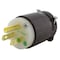 Ac Works Straight Blade Plug, 5-15P, 15 A, 125V AC, 2 Pole, Screw Terminals, Grounded ASMD515P - alternate 1